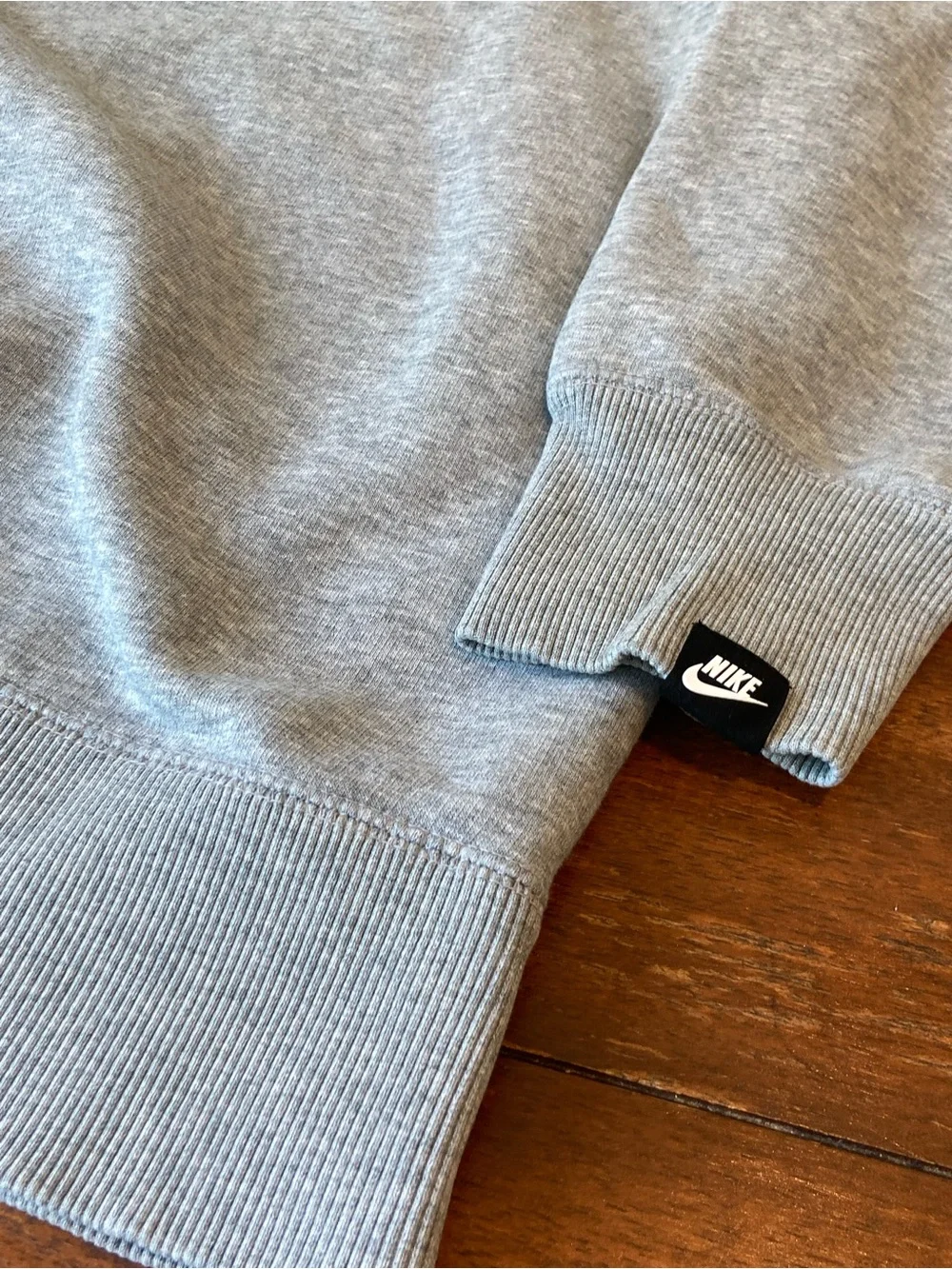 VTG T2K Nike Sportswear Hoodie Gray Drawstring Hood Pullover Longsleeve Large